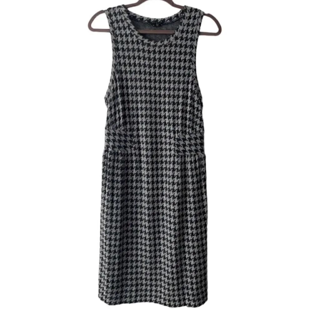 Theory Mary Jane Houndstooth Dress Medium